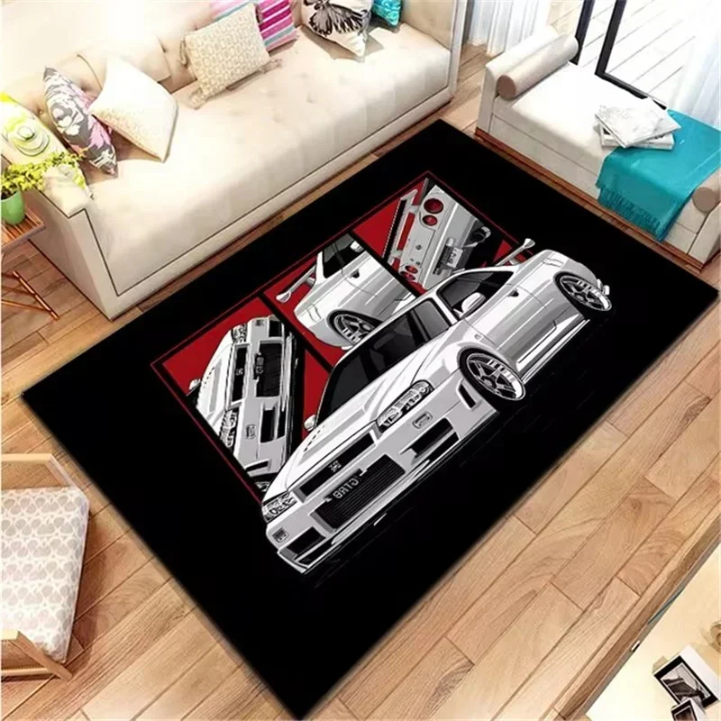 Klasyczny dywan z nadrukiem sa – Lighting Mcqueen Bedroom Decor recenzja i cena
