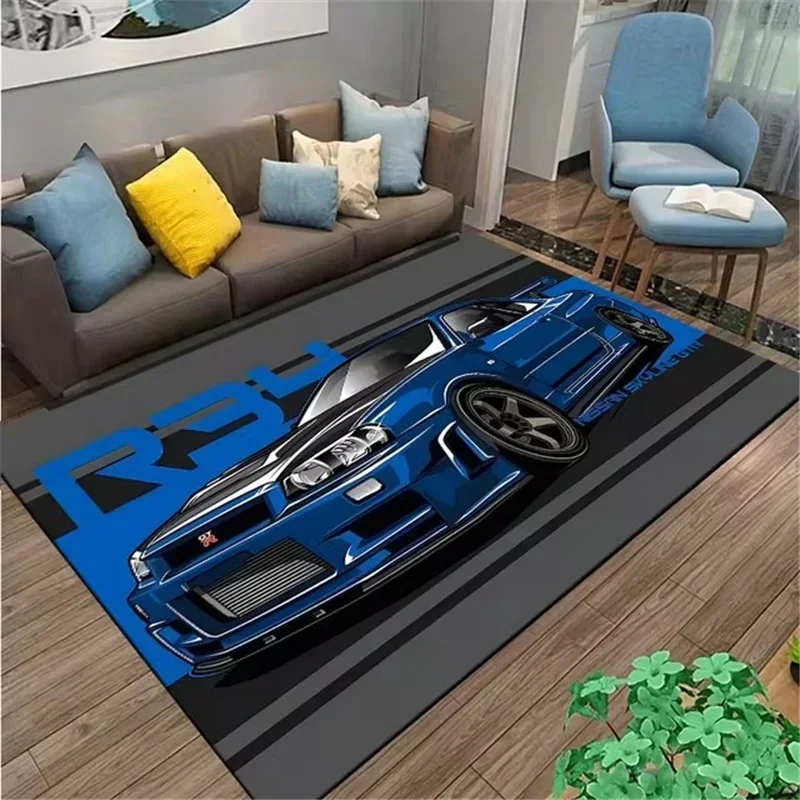 Klasyczny dywan z nadrukiem sa – Lighting Mcqueen Bedroom Decor recenzja i cena