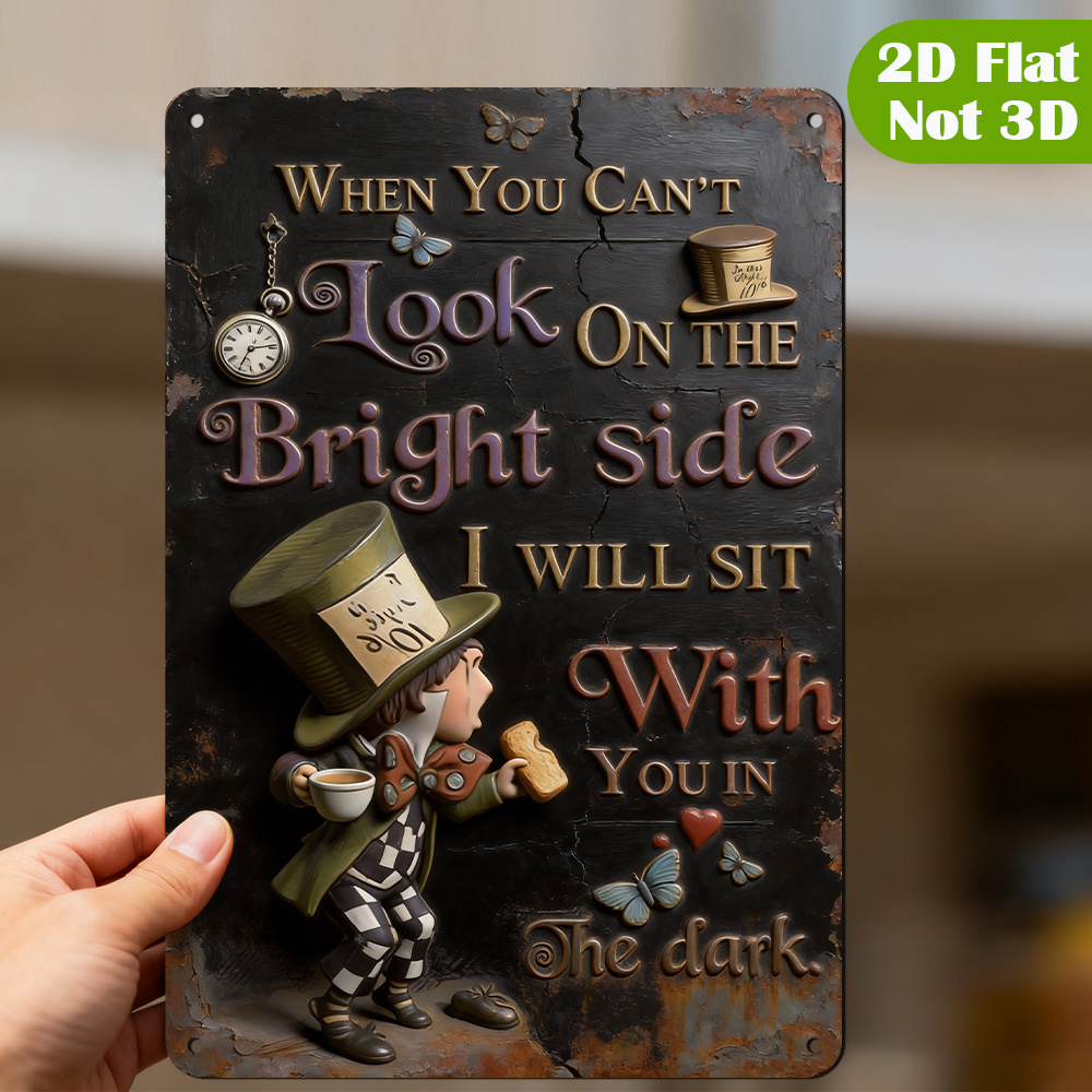 Metalowa tabliczka z cytatem z – Lighting Decoration Ideas recenzja i cena